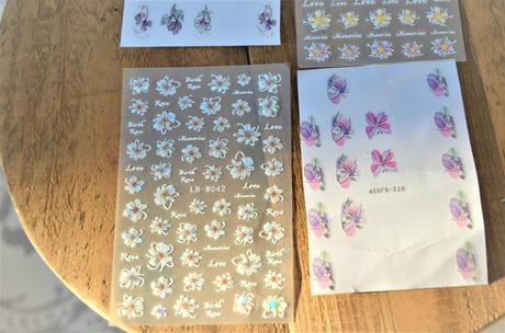 Nálepky na nechty, 