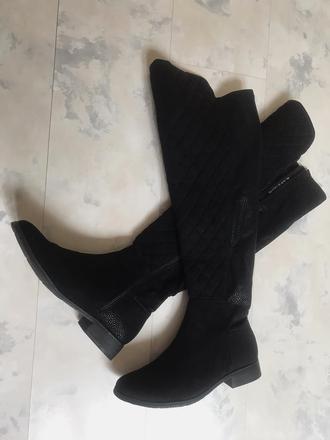 Luxusné vysoké jazdecké čižmy, 38