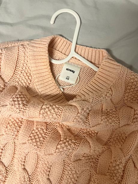 Ružový sveter, sinsay,xs