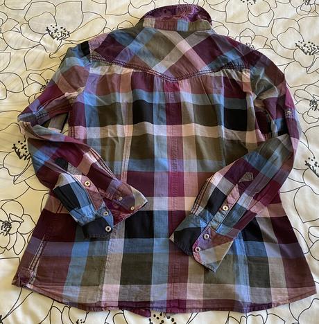 Bavlnená káro košeľa esprit v. 38-40, esprit,40