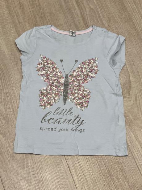 Dievčenské tričko s motýľmi (6-7 r.), dopodopo,122