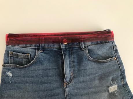 Riflova mini sukna top stav, zara,134