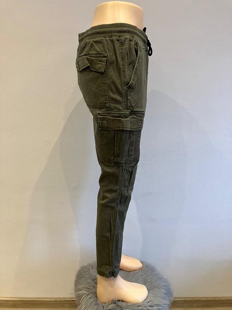 Pánske rifle s bočnými vreckami, l