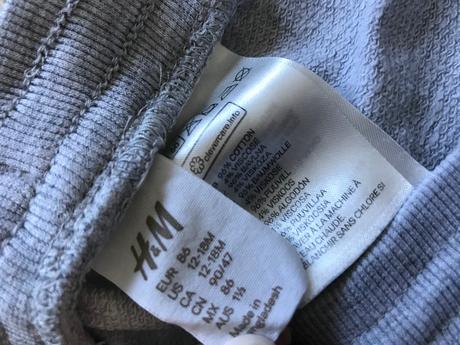 Tepláky sivé h&m 86, h&m,86