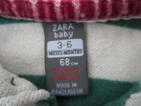 Tričko s dlhým rukávom, zara,68