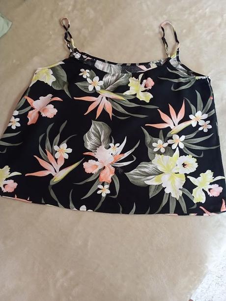 Kvetovaný top, h&m,36