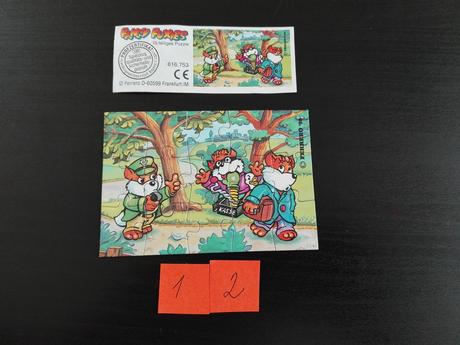 Kinder puzzle -  kus 80 centov, 