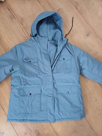 Dámska modrá bunda, bonprix,48