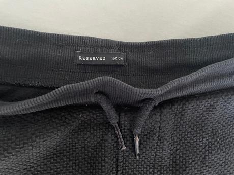 Čierne tepláky zn.reserved, reserved,152