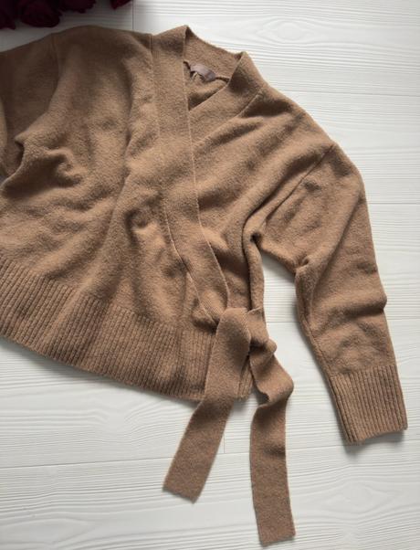 H&m - zavinovací sveter, h&m,m