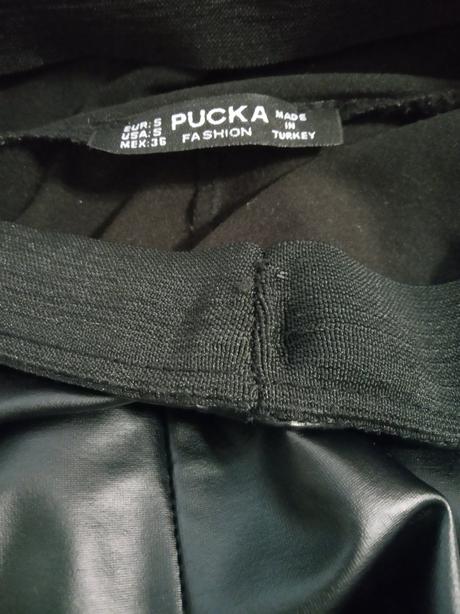 Jemné koženkove nohavice s, s