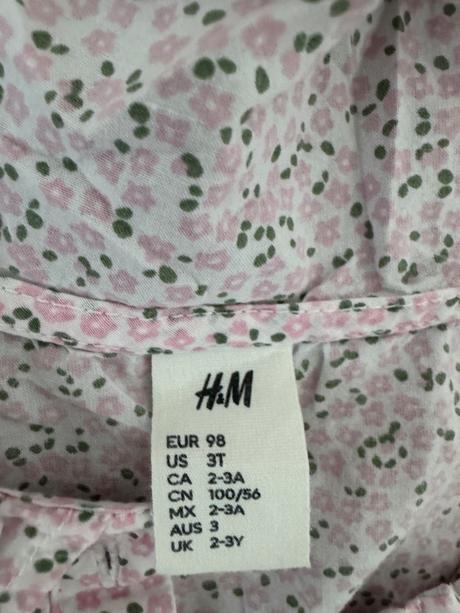 Šaty, h&m,98