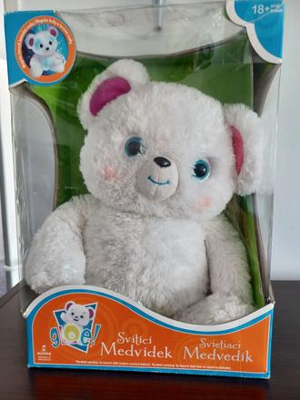 Plyšový svietiaci medvedík,