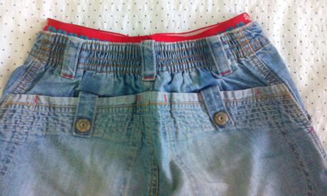 Riflové šortky, h&m,128