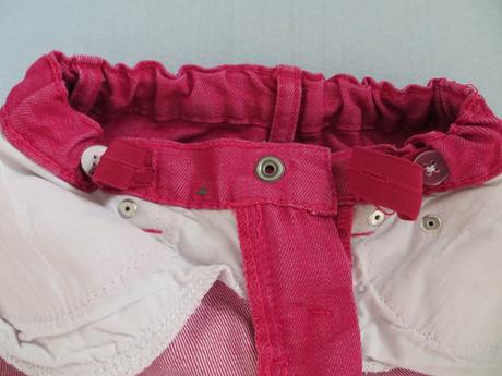 Bordové rifľové nohavice, benetton,92