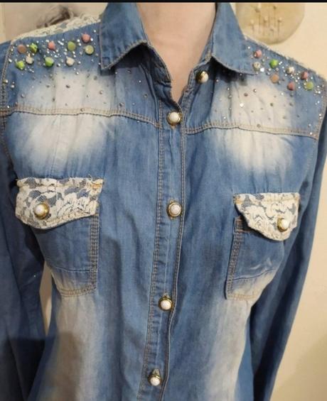 Riflová košeľa, m