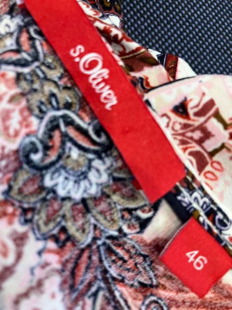 Dámska vzorovaná blúzka s.oliver (46), s.oliver,xxxl