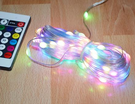 Vianocna smart retaz 100 led rgb 10m, 