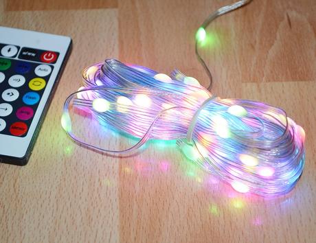 Vianocna smart retaz 100 led rgb 10m, 