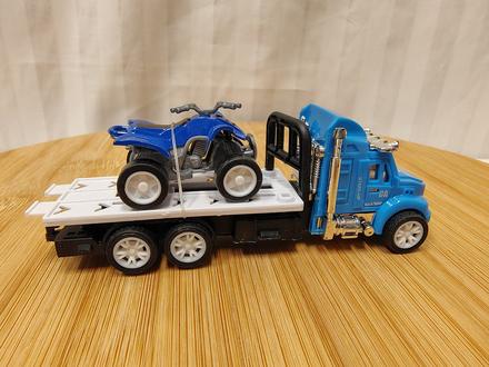 Odťahovka so štvorkolkou na zotrvačník, 12,5 cm, 