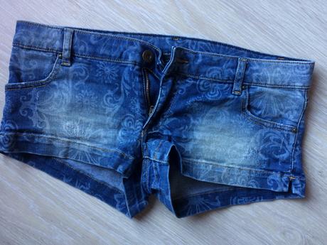 Rifľové šortky, calzedonia,s