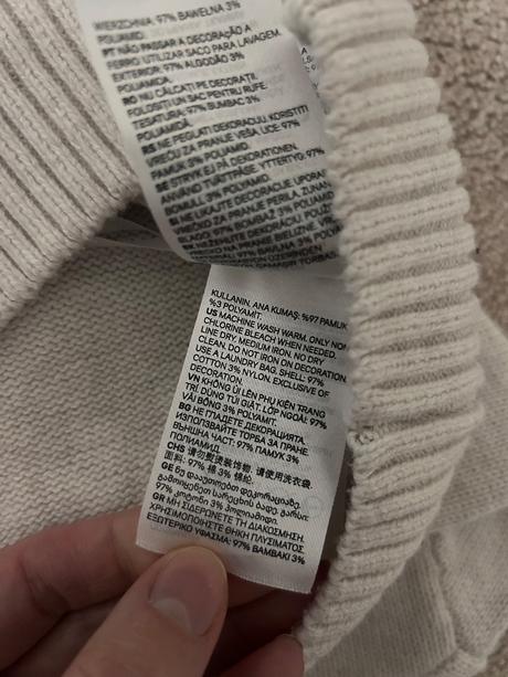 Vianocny sveter s rolnickami, h&m,122