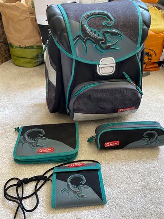 Školská taška škorpión step by step,