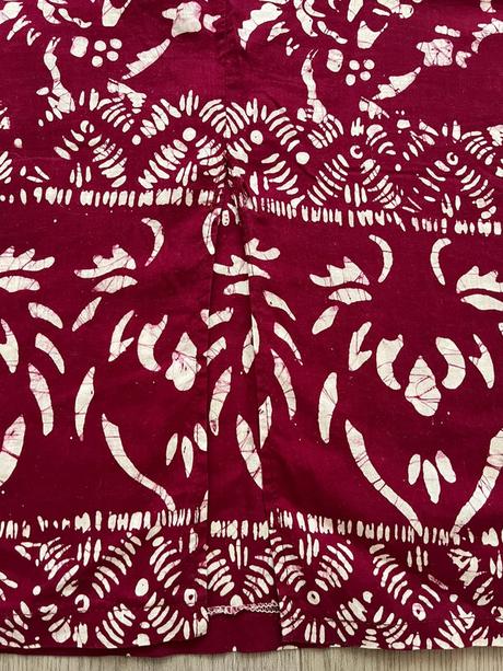 Vínové bavlnené šaty, l