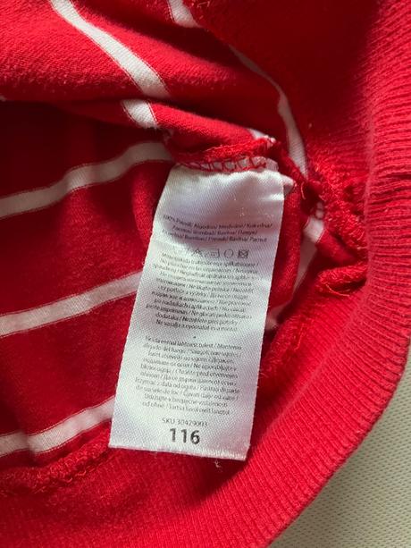 Tričko s dlhým ruká, 116