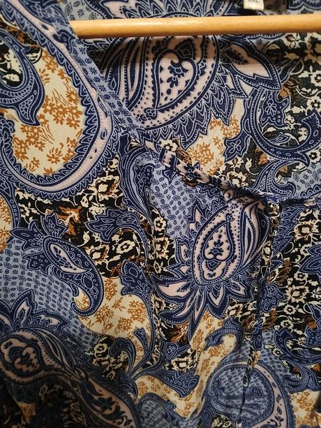 Modrá blúzka, baty fashion,xxl