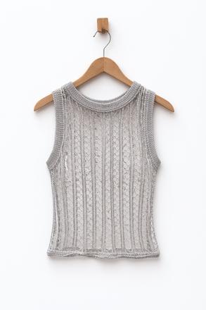 Zara strieborný top, zara,s