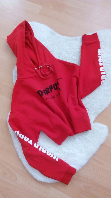 Dámska crop top mikina, s