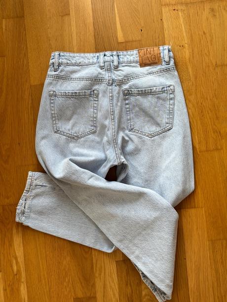 Roztrhané modré mom fit rifle stradivarius, stradivarius,38