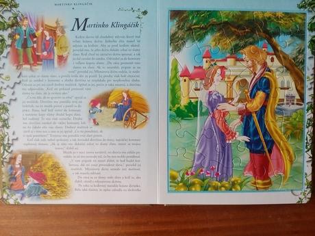 Kniha s puzzle,
