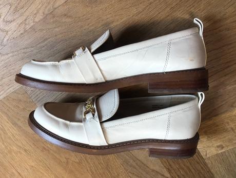 Bledé kožené mokasíny sam edelman 38, 38