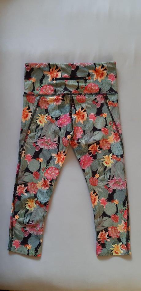 Kvetinové športové legíny, xs