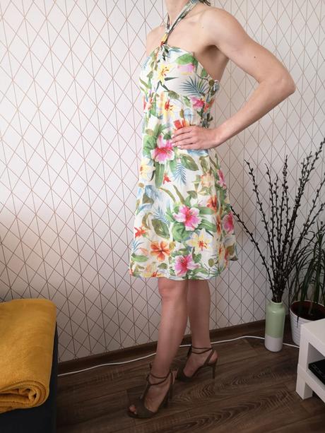 Kvetovane saty, promod,40