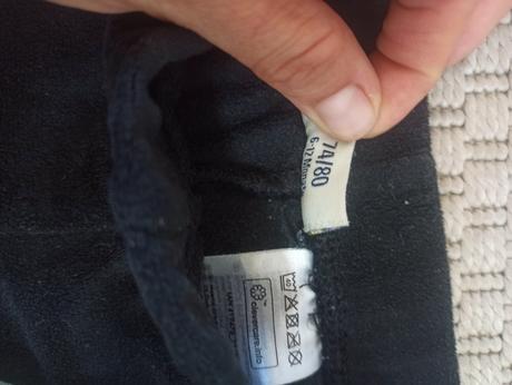 Zelené a čierne teplejšie leginy unisex, lupilu,74