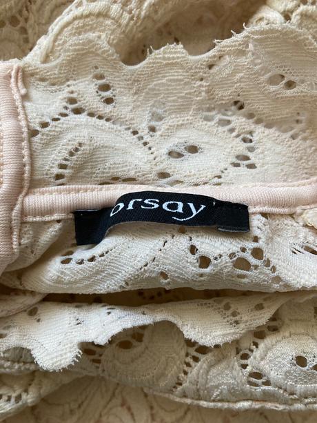 Krajkovy top orsay l, orsay,l