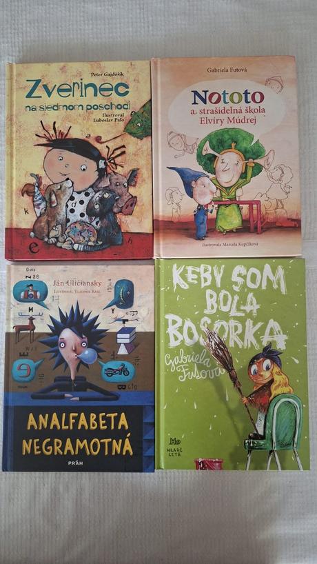 4x detské knihy, 