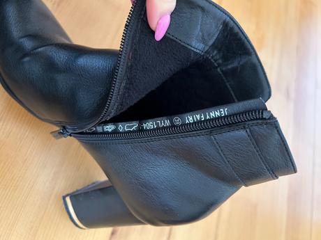 Čierne čižmičky jenny fairy, 39