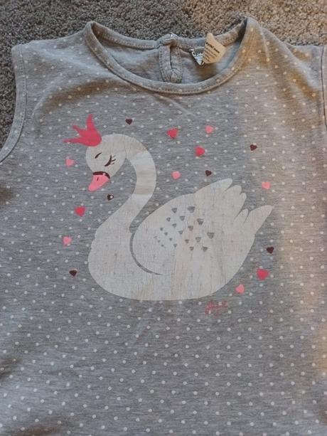 Šaty s labuťou, japitex,116