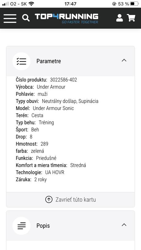 Bežecké tenisky, under armour,42