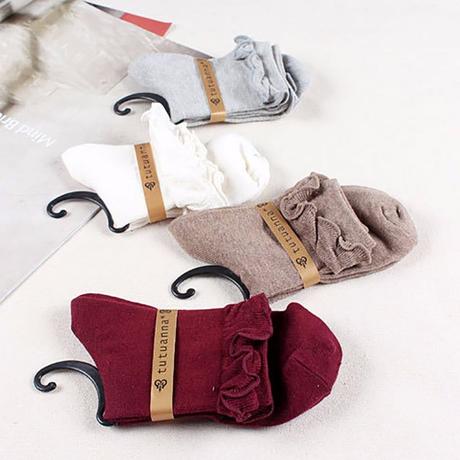 Ponozky s volanikom , s