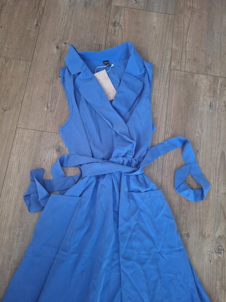 Modre saty s vreckami, l / m