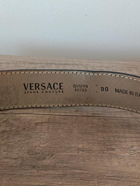 Versace damsky lakovany kozeny opasok, versace