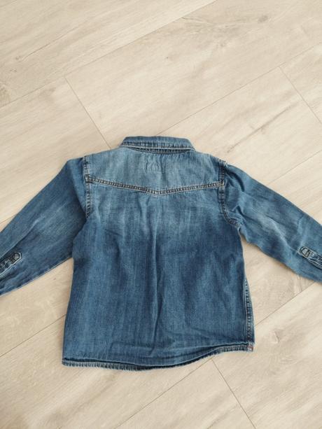 Riflová košeľa, h&m,92