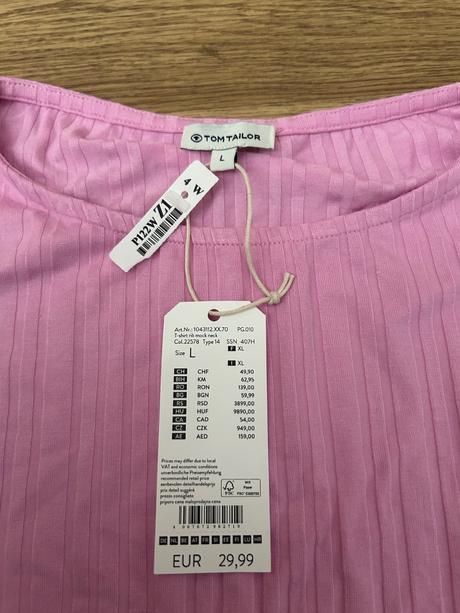 Tričko tom tailor veľkosť. l, tom tailor,l