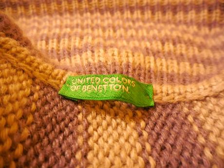 Pletený svetríkobolerko, benetton,122