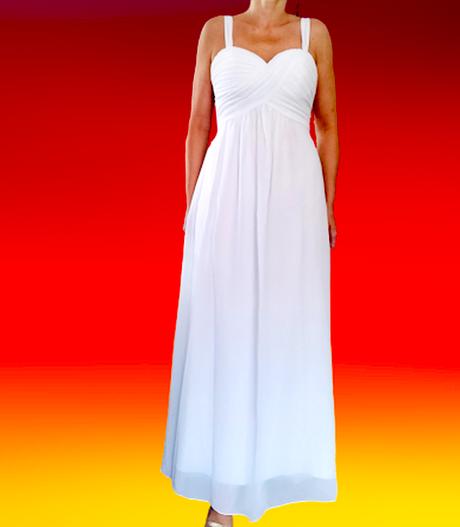 Spoločenské elegantné šifónové šaty, m